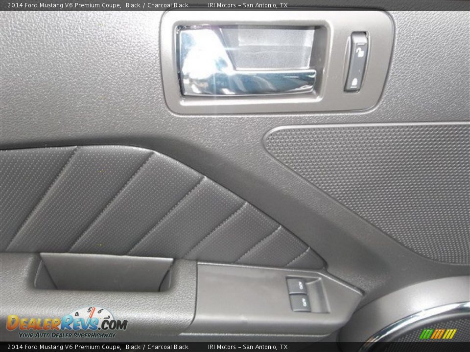 2014 Ford Mustang V6 Premium Coupe Black / Charcoal Black Photo #18