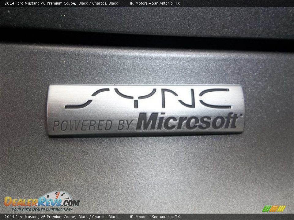 2014 Ford Mustang V6 Premium Coupe Black / Charcoal Black Photo #23