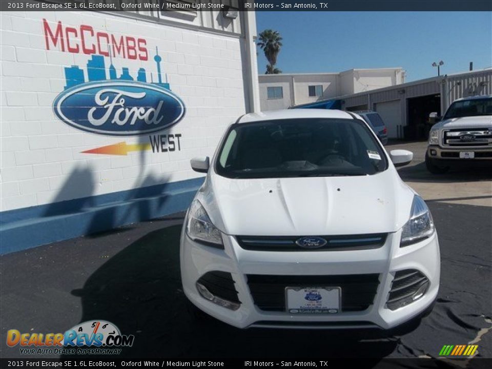 2013 Ford Escape SE 1.6L EcoBoost Oxford White / Medium Light Stone Photo #1