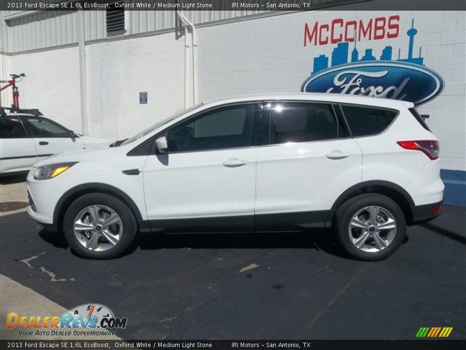 2013 Ford Escape SE 1.6L EcoBoost Oxford White / Medium Light Stone Photo #3