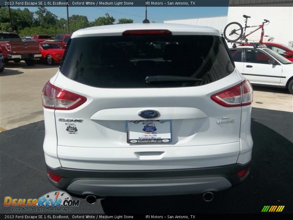 2013 Ford Escape SE 1.6L EcoBoost Oxford White / Medium Light Stone Photo #5