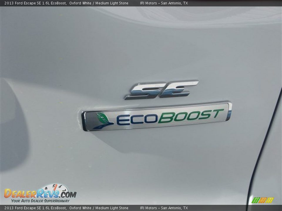 2013 Ford Escape SE 1.6L EcoBoost Oxford White / Medium Light Stone Photo #7