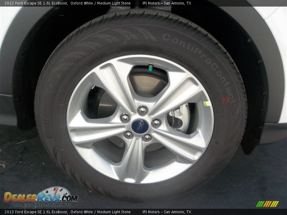 2013 Ford Escape SE 1.6L EcoBoost Oxford White / Medium Light Stone Photo #11