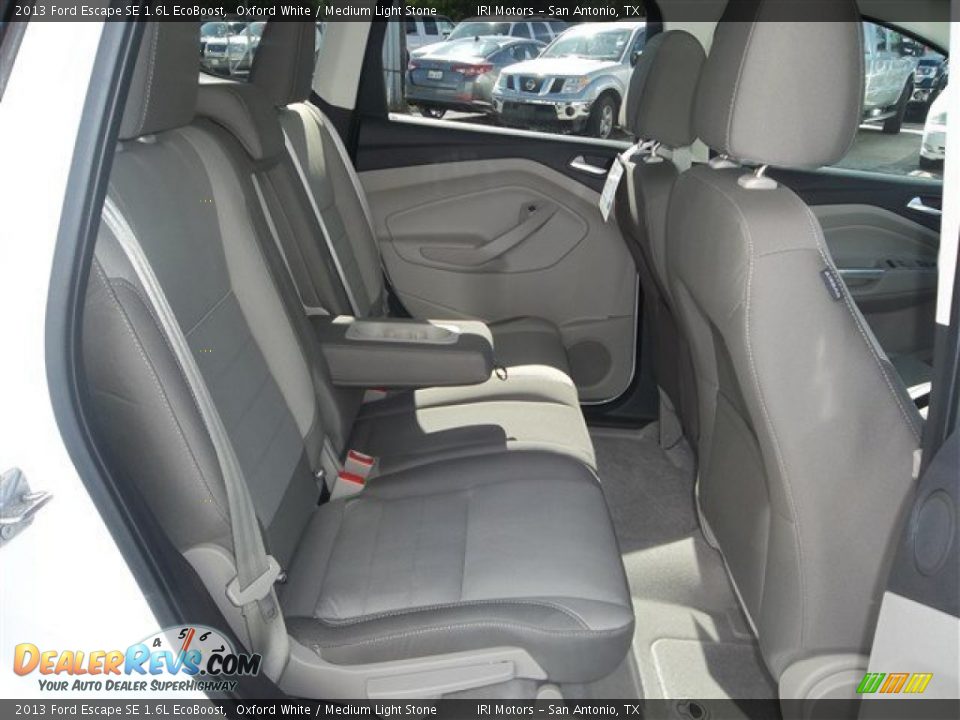 2013 Ford Escape SE 1.6L EcoBoost Oxford White / Medium Light Stone Photo #16