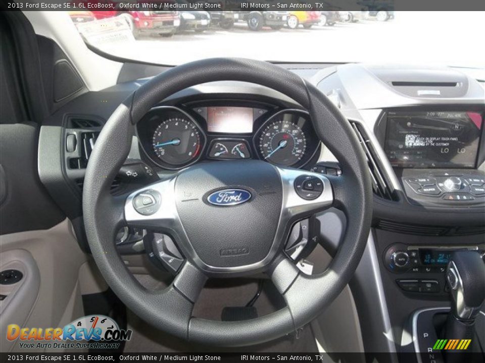 2013 Ford Escape SE 1.6L EcoBoost Oxford White / Medium Light Stone Photo #21