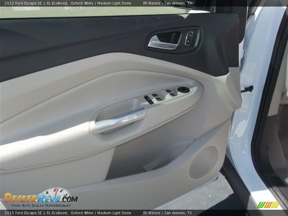 2013 Ford Escape SE 1.6L EcoBoost Oxford White / Medium Light Stone Photo #22