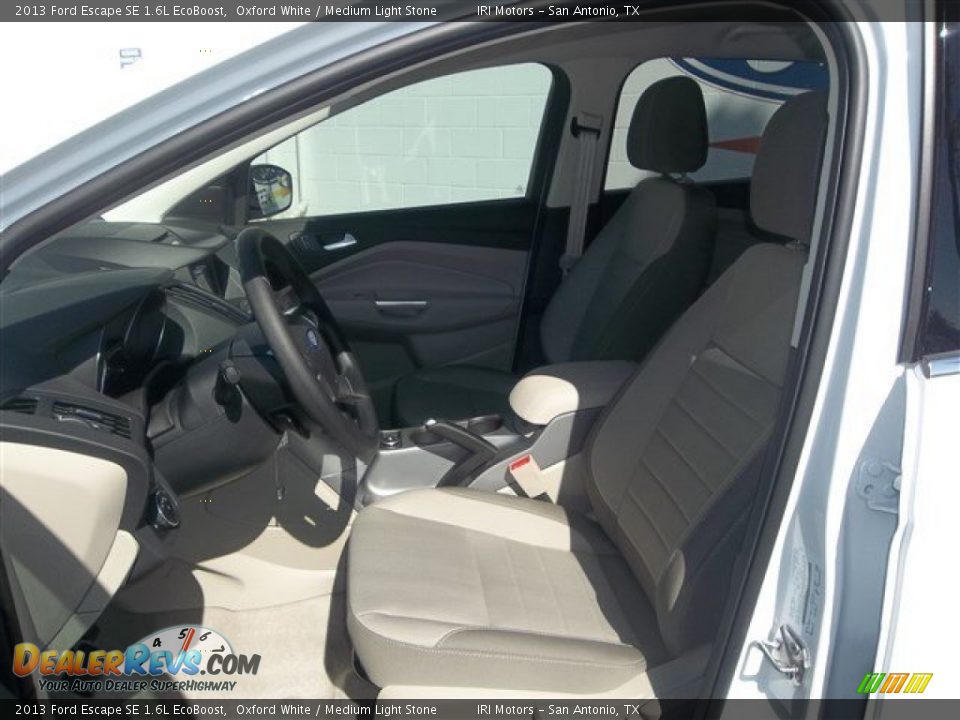 2013 Ford Escape SE 1.6L EcoBoost Oxford White / Medium Light Stone Photo #23