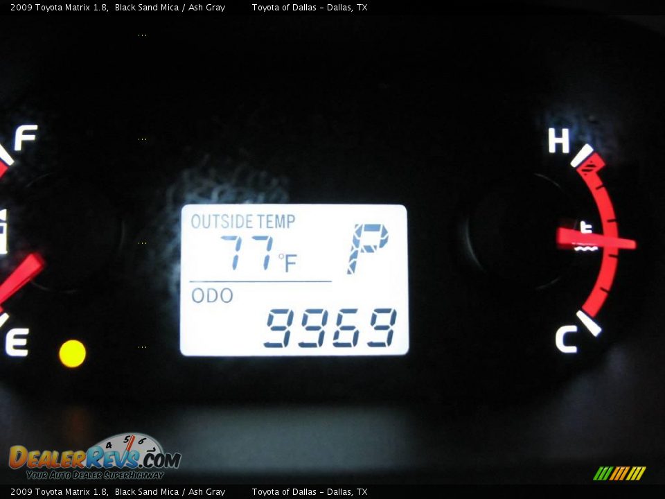 2009 Toyota Matrix 1.8 Black Sand Mica / Ash Gray Photo #14