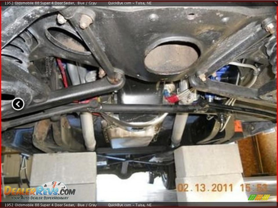 1952 Oldsmobile 88 Super 4 Door Sedan Blue / Gray Photo #2