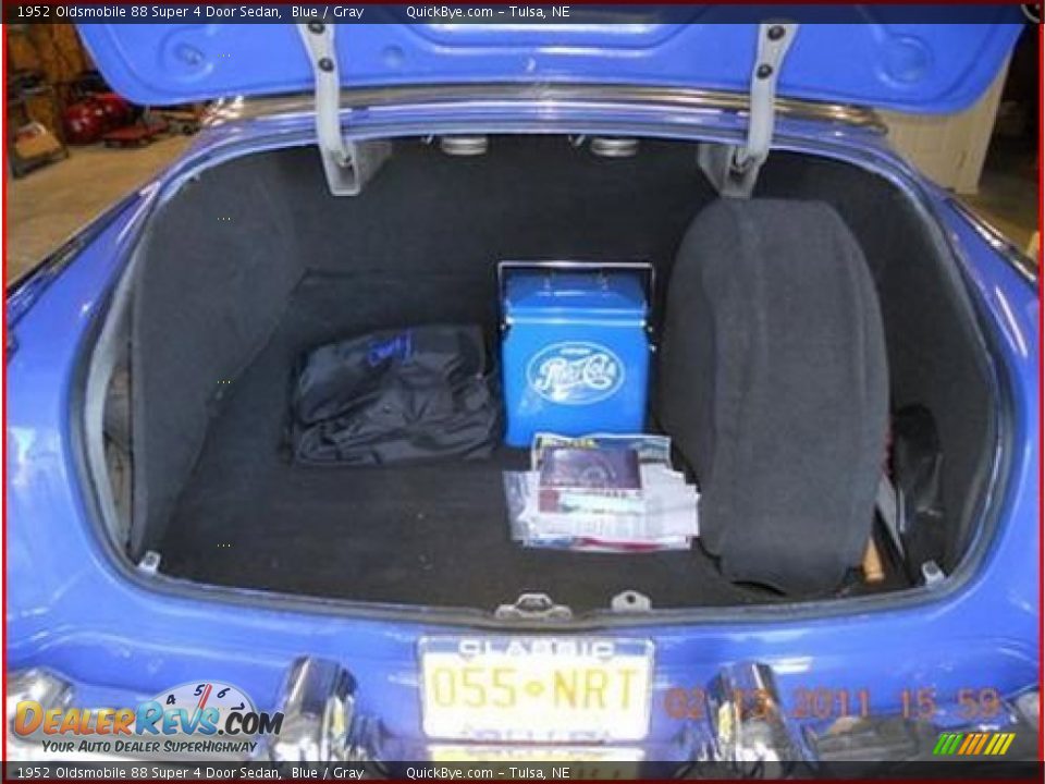 1952 Oldsmobile 88 Super 4 Door Sedan Blue / Gray Photo #8