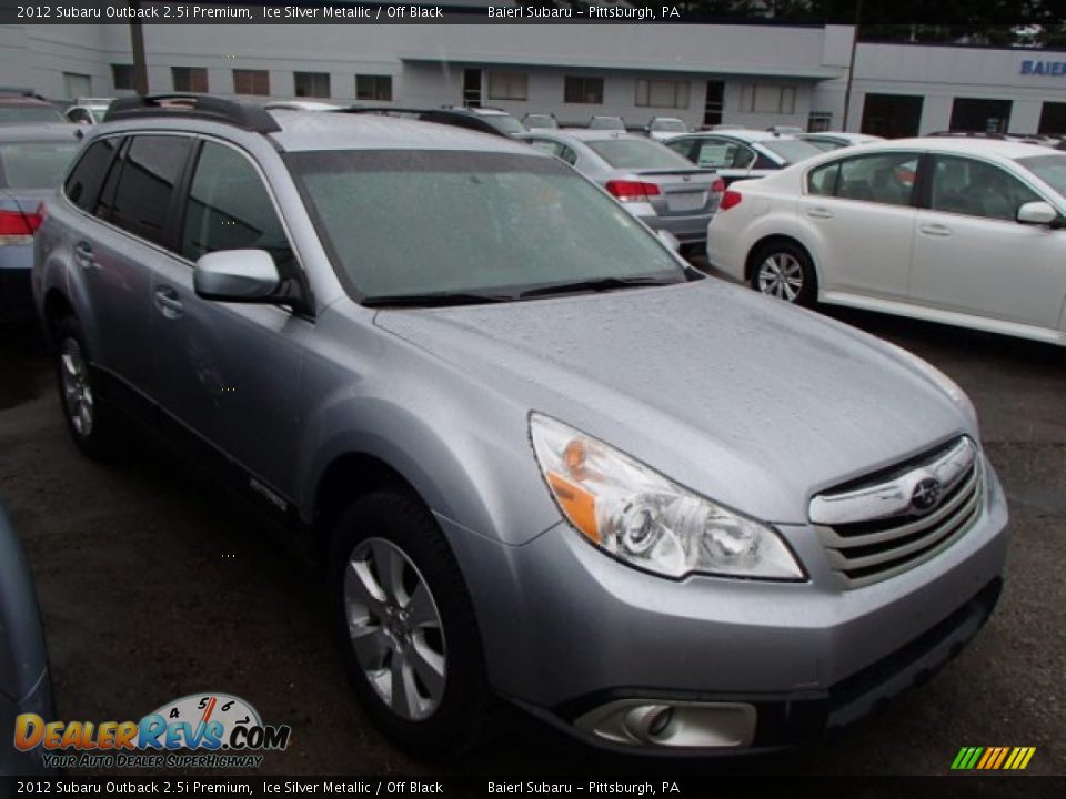 2012 Subaru Outback 2.5i Premium Ice Silver Metallic / Off Black Photo #1