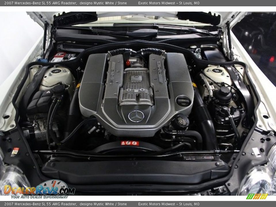2007 Mercedes-Benz SL 55 AMG Roadster 5.4 Liter AMG Supercharged SOHC 24-Valve V8 Engine Photo #19