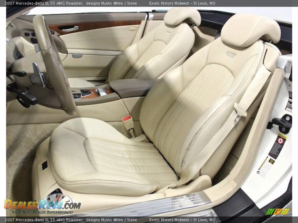 Front Seat of 2007 Mercedes-Benz SL 55 AMG Roadster Photo #34