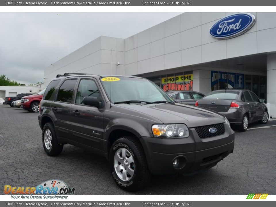 2006 Ford Escape Hybrid Dark Shadow Grey Metallic / Medium/Dark Flint Photo #1