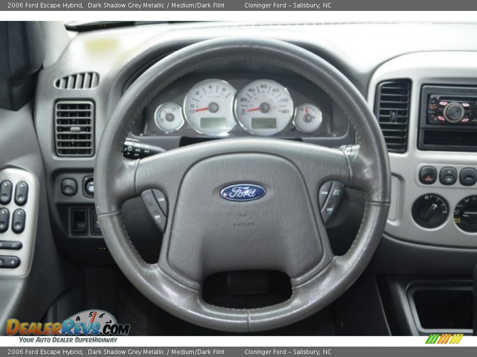 2006 Ford Escape Hybrid Steering Wheel Photo #20