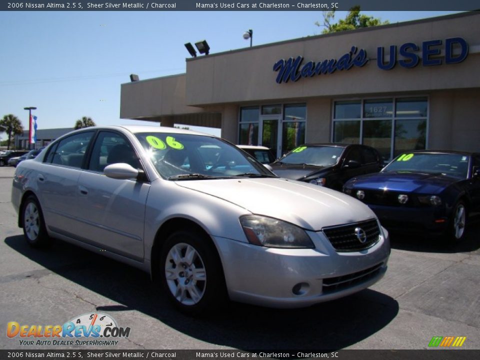 2006 Nissan Altima 2.5 S Sheer Silver Metallic / Charcoal Photo #2