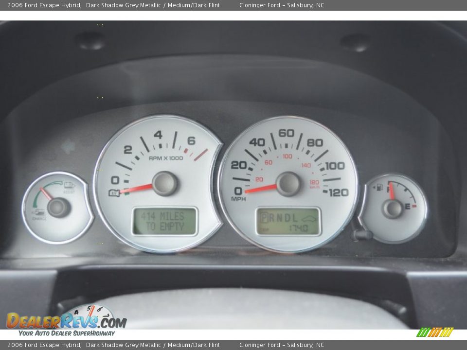 2006 Ford Escape Hybrid Gauges Photo #24