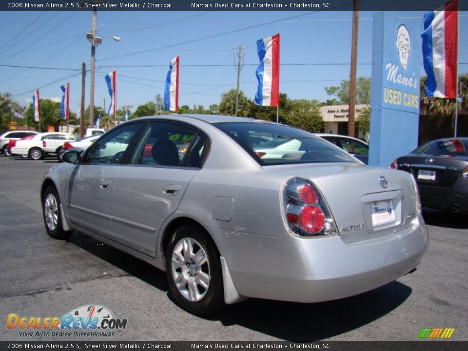2006 Nissan Altima 2.5 S Sheer Silver Metallic / Charcoal Photo #6