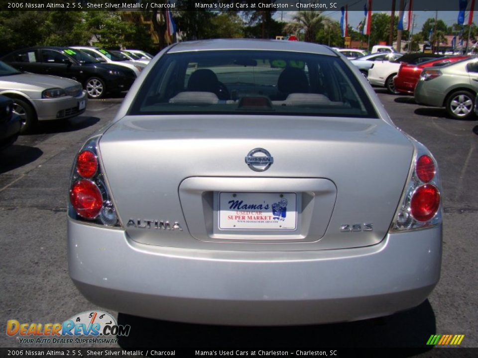 2006 Nissan Altima 2.5 S Sheer Silver Metallic / Charcoal Photo #7