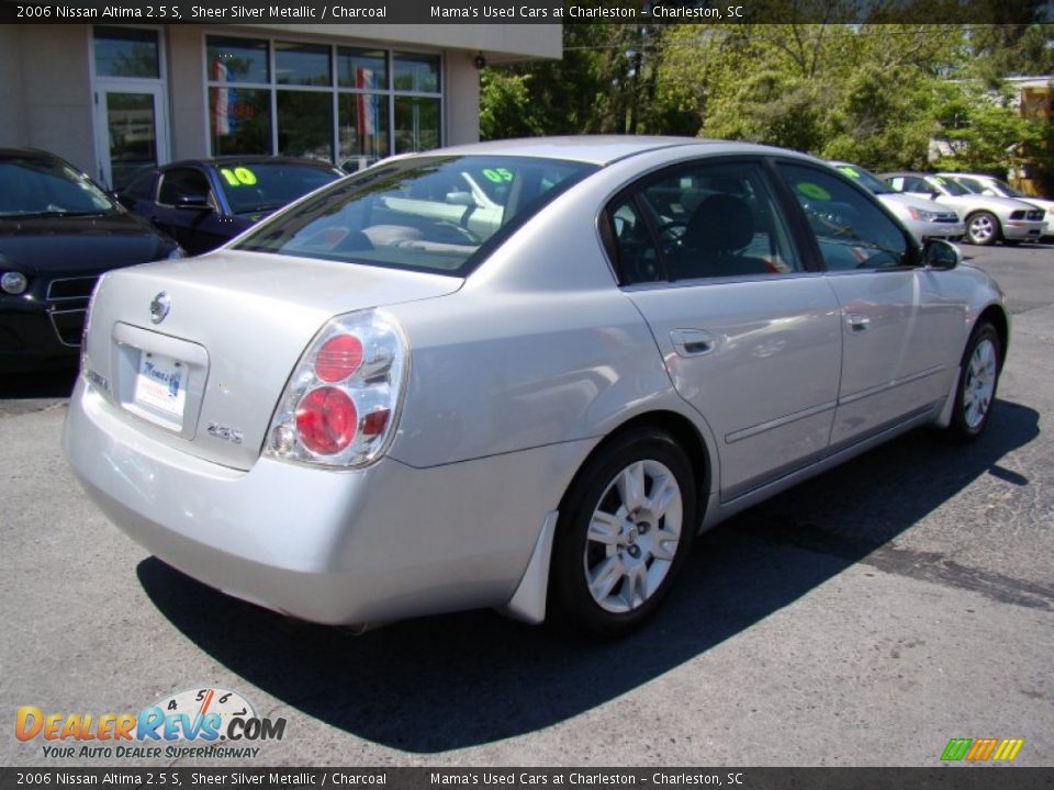 2006 Nissan Altima 2.5 S Sheer Silver Metallic / Charcoal Photo #8