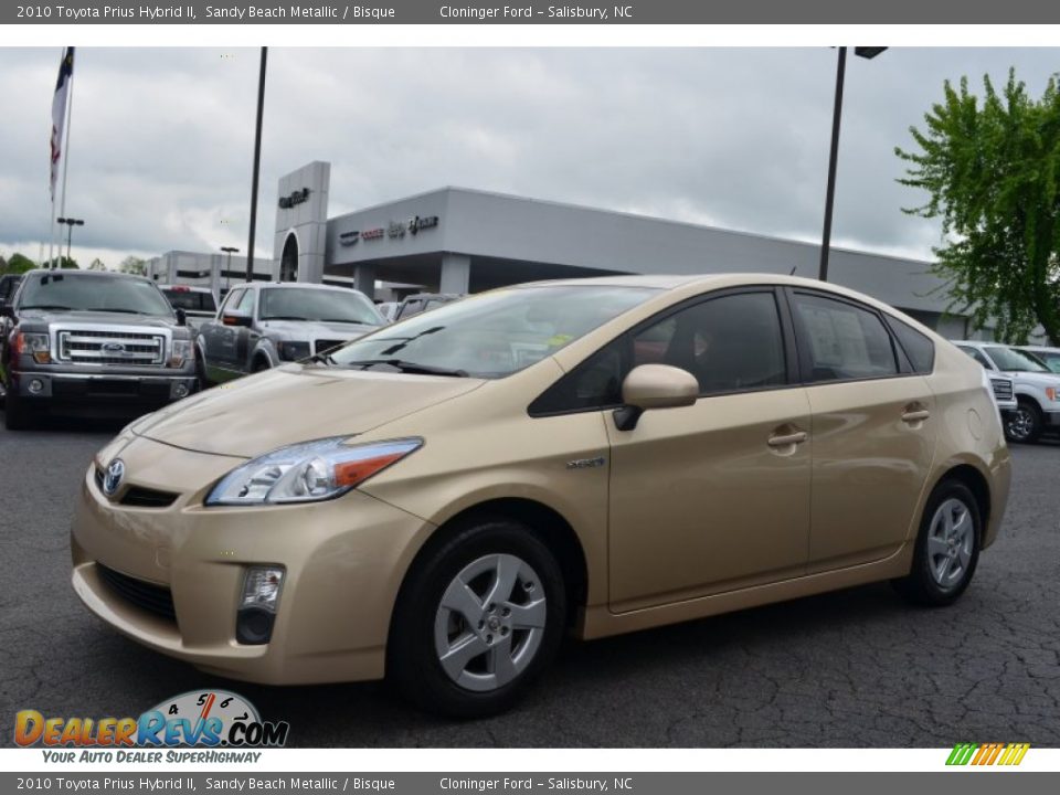 2010 Toyota Prius Hybrid II Sandy Beach Metallic / Bisque Photo #6