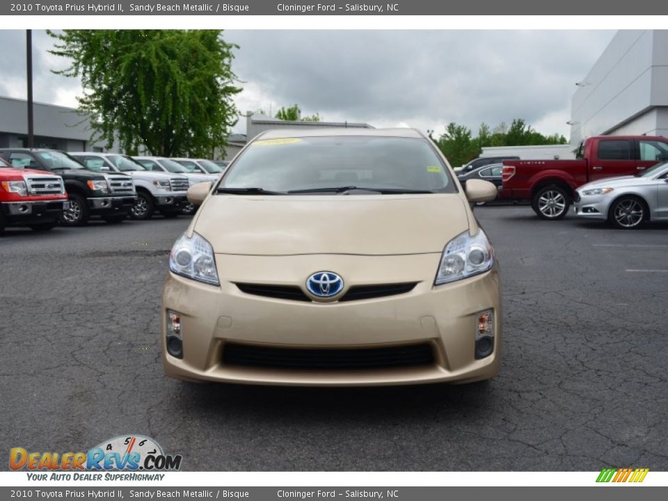 2010 Toyota Prius Hybrid II Sandy Beach Metallic / Bisque Photo #7