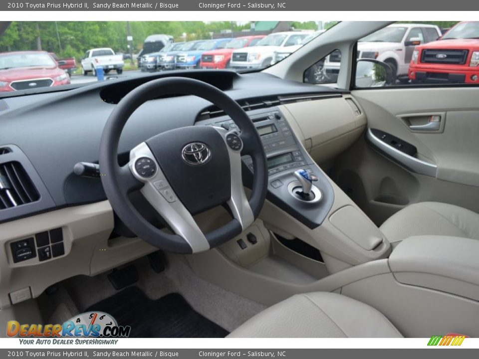 2010 Toyota Prius Hybrid II Sandy Beach Metallic / Bisque Photo #10