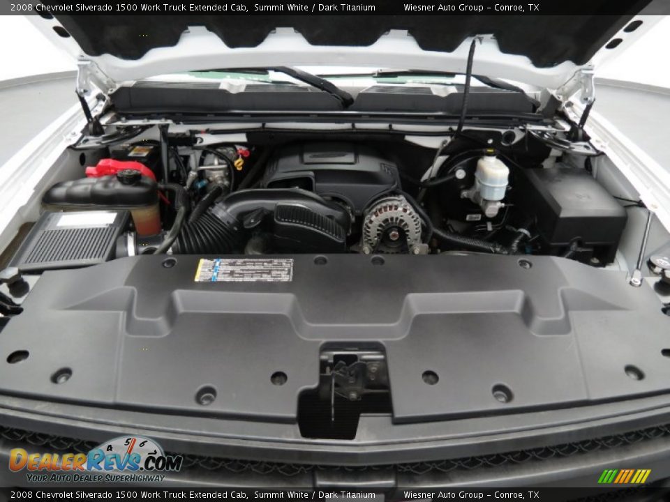 2008 Chevrolet Silverado 1500 Work Truck Extended Cab 4.8 Liter OHV 16-Valve Vortec V8 Engine Photo #9