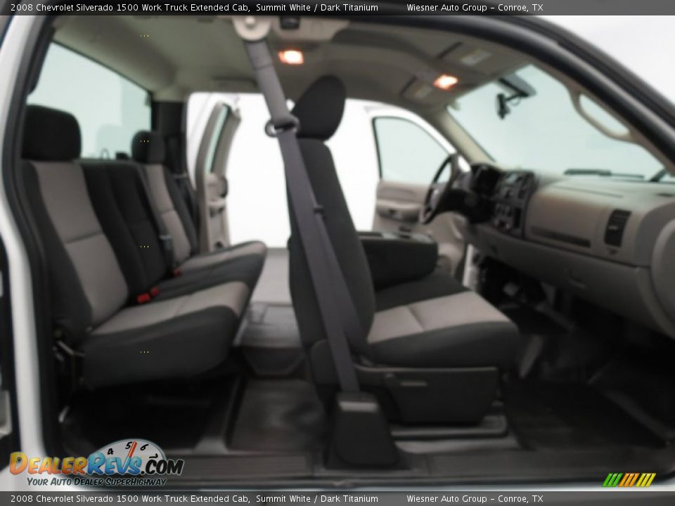 2008 Chevrolet Silverado 1500 Work Truck Extended Cab Summit White / Dark Titanium Photo #11