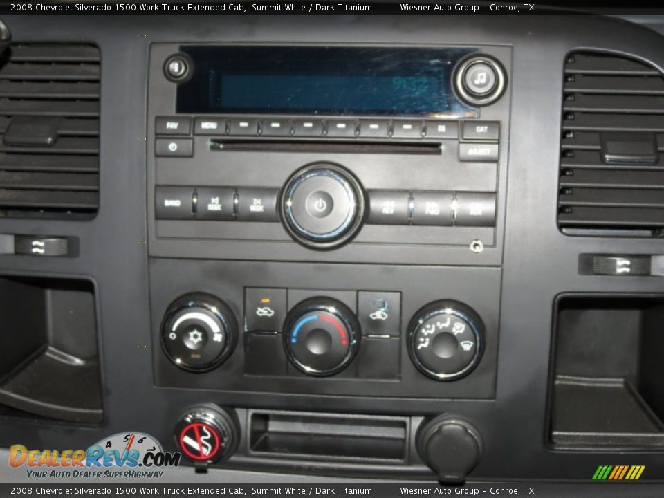 2008 Chevrolet Silverado 1500 Work Truck Extended Cab Summit White / Dark Titanium Photo #12