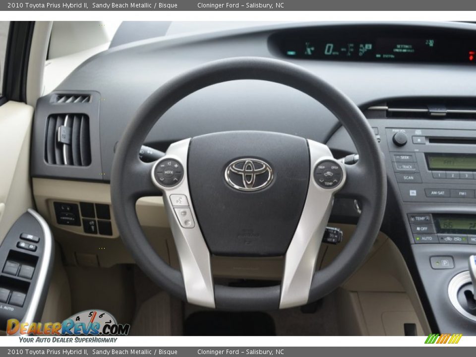 2010 Toyota Prius Hybrid II Sandy Beach Metallic / Bisque Photo #20