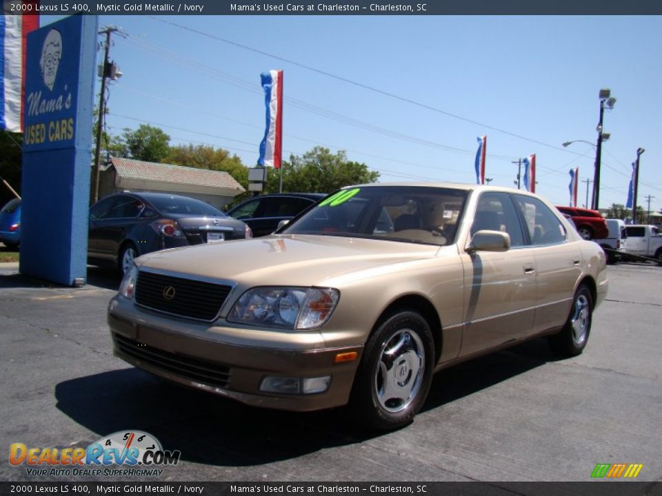 2000 Lexus LS 400 Mystic Gold Metallic / Ivory Photo #4