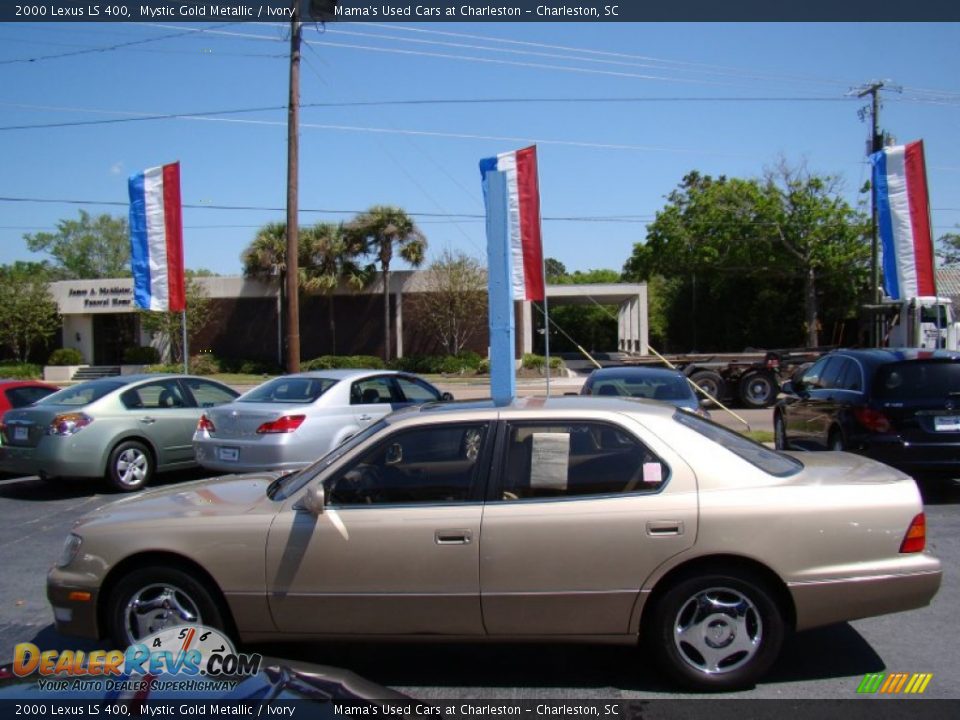 2000 Lexus LS 400 Mystic Gold Metallic / Ivory Photo #6