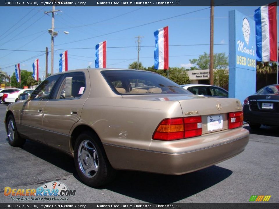 2000 Lexus LS 400 Mystic Gold Metallic / Ivory Photo #7