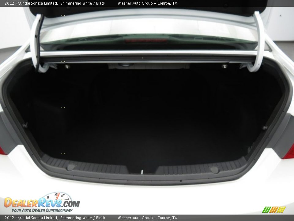 2012 Hyundai Sonata Limited Shimmering White / Black Photo #9