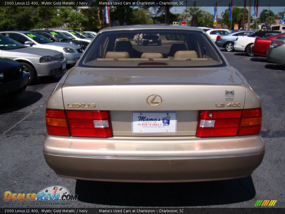 2000 Lexus LS 400 Mystic Gold Metallic / Ivory Photo #8
