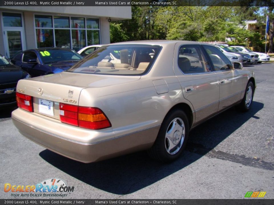 2000 Lexus LS 400 Mystic Gold Metallic / Ivory Photo #9