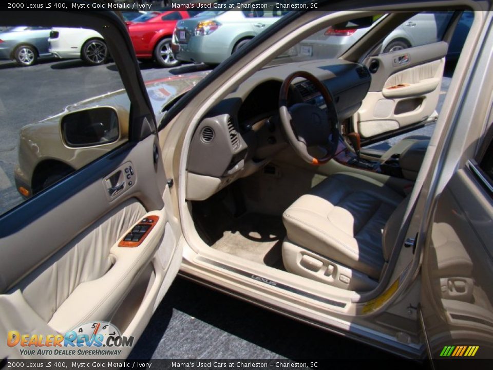 2000 Lexus LS 400 Mystic Gold Metallic / Ivory Photo #10