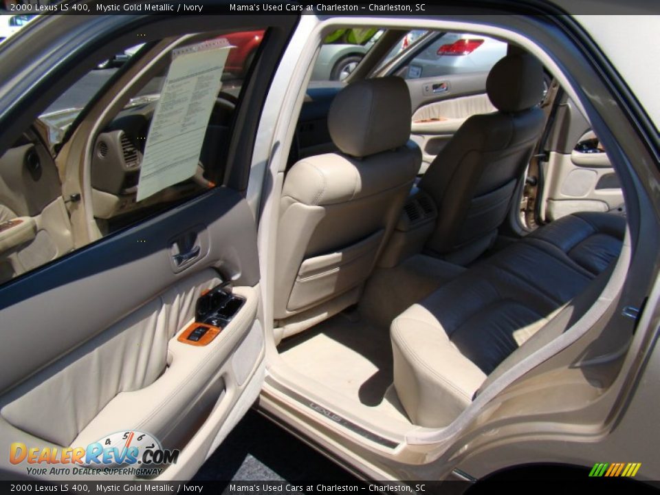 2000 Lexus LS 400 Mystic Gold Metallic / Ivory Photo #12