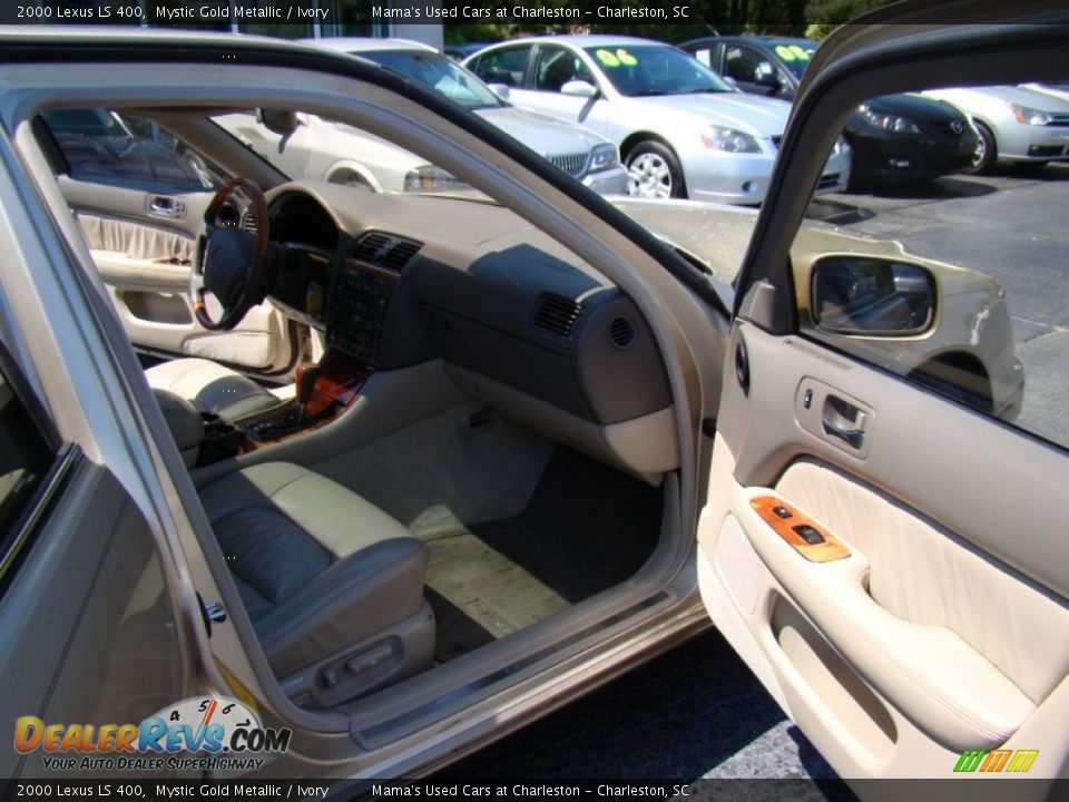 2000 Lexus LS 400 Mystic Gold Metallic / Ivory Photo #13