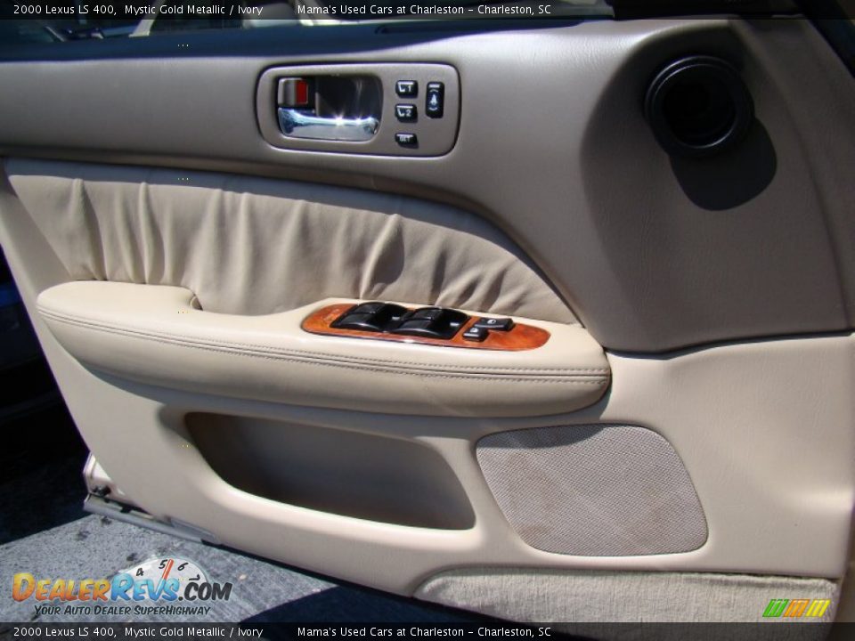 2000 Lexus LS 400 Mystic Gold Metallic / Ivory Photo #17