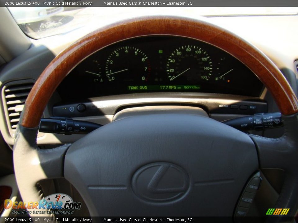 2000 Lexus LS 400 Mystic Gold Metallic / Ivory Photo #20