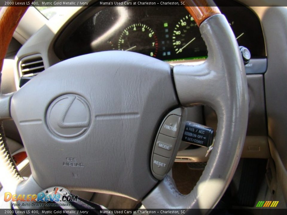 2000 Lexus LS 400 Mystic Gold Metallic / Ivory Photo #21
