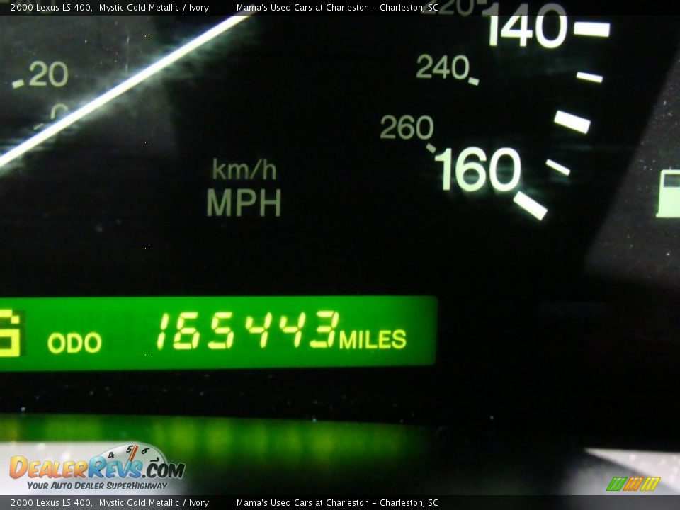 2000 Lexus LS 400 Mystic Gold Metallic / Ivory Photo #23