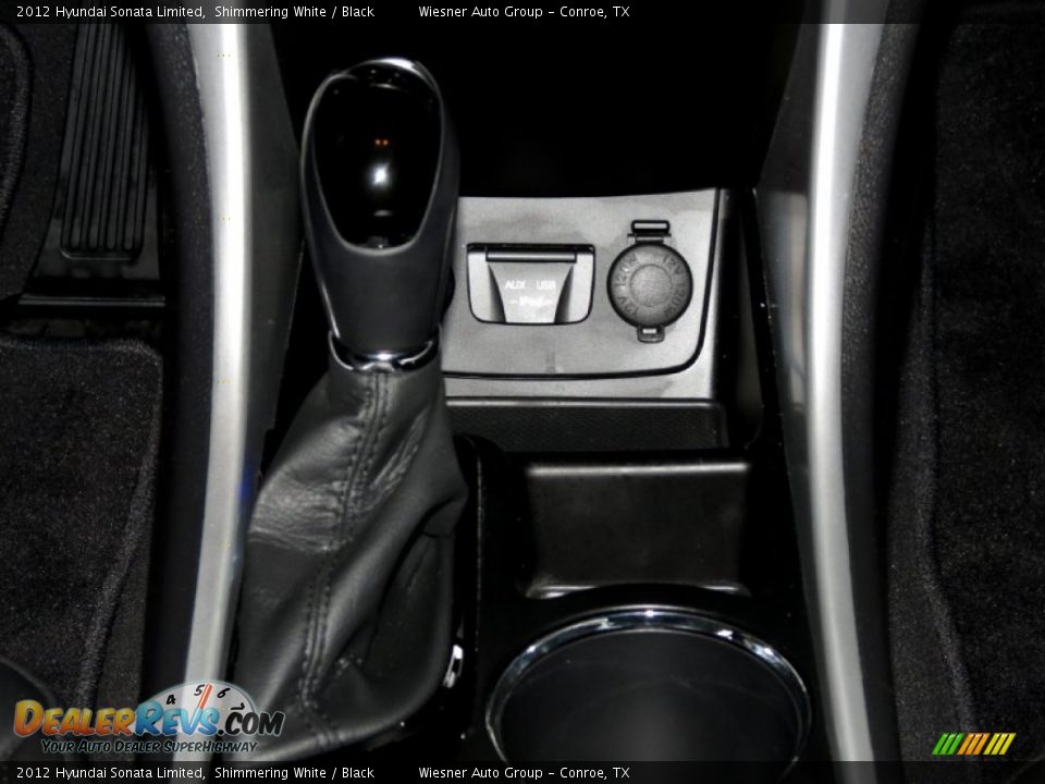2012 Hyundai Sonata Limited Shimmering White / Black Photo #27