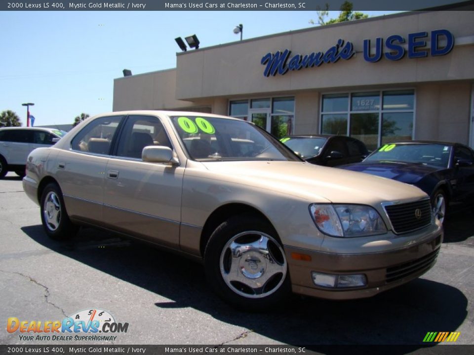 2000 Lexus LS 400 Mystic Gold Metallic / Ivory Photo #27