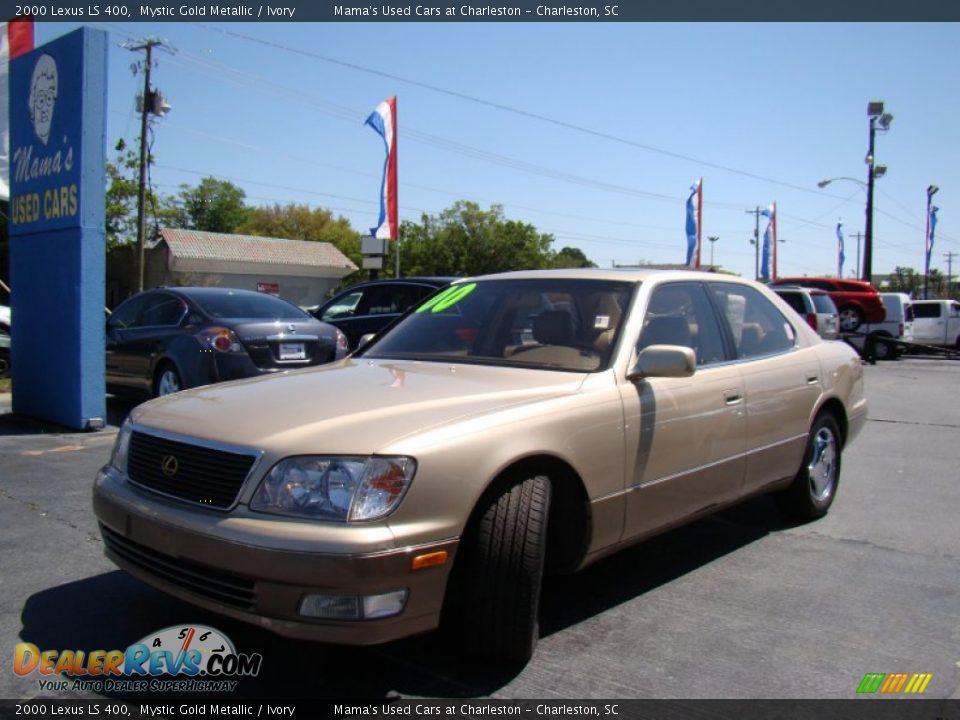 2000 Lexus LS 400 Mystic Gold Metallic / Ivory Photo #28