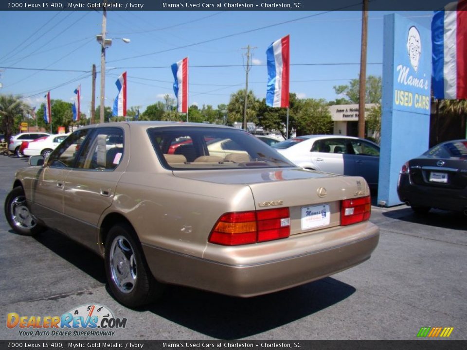 2000 Lexus LS 400 Mystic Gold Metallic / Ivory Photo #29