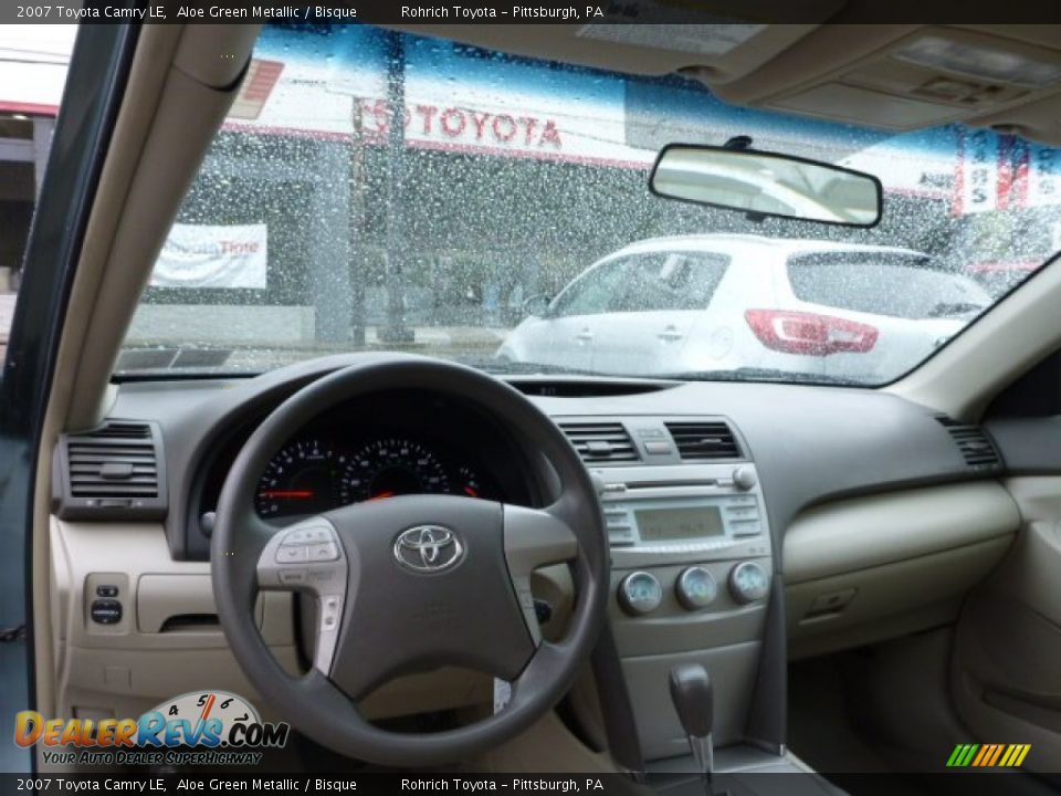 2007 Toyota Camry LE Aloe Green Metallic / Bisque Photo #6