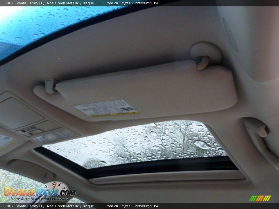 2007 Toyota Camry LE Aloe Green Metallic / Bisque Photo #7
